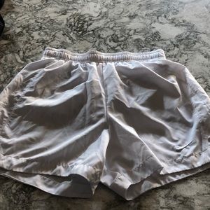 White DriFit Nike Shorts